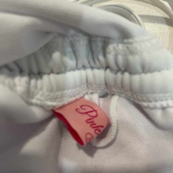 NEW White One Piece Bathingsuit in Medium - Picture 8 of 12